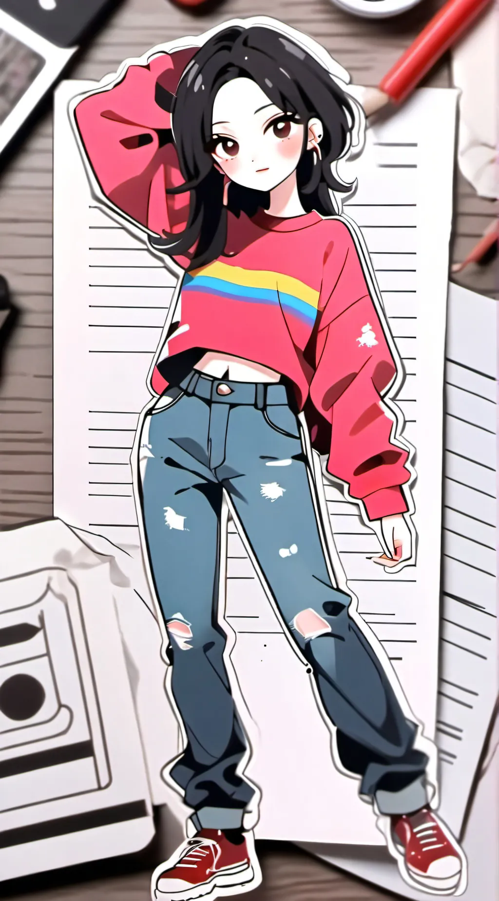 ai character: Carrie background