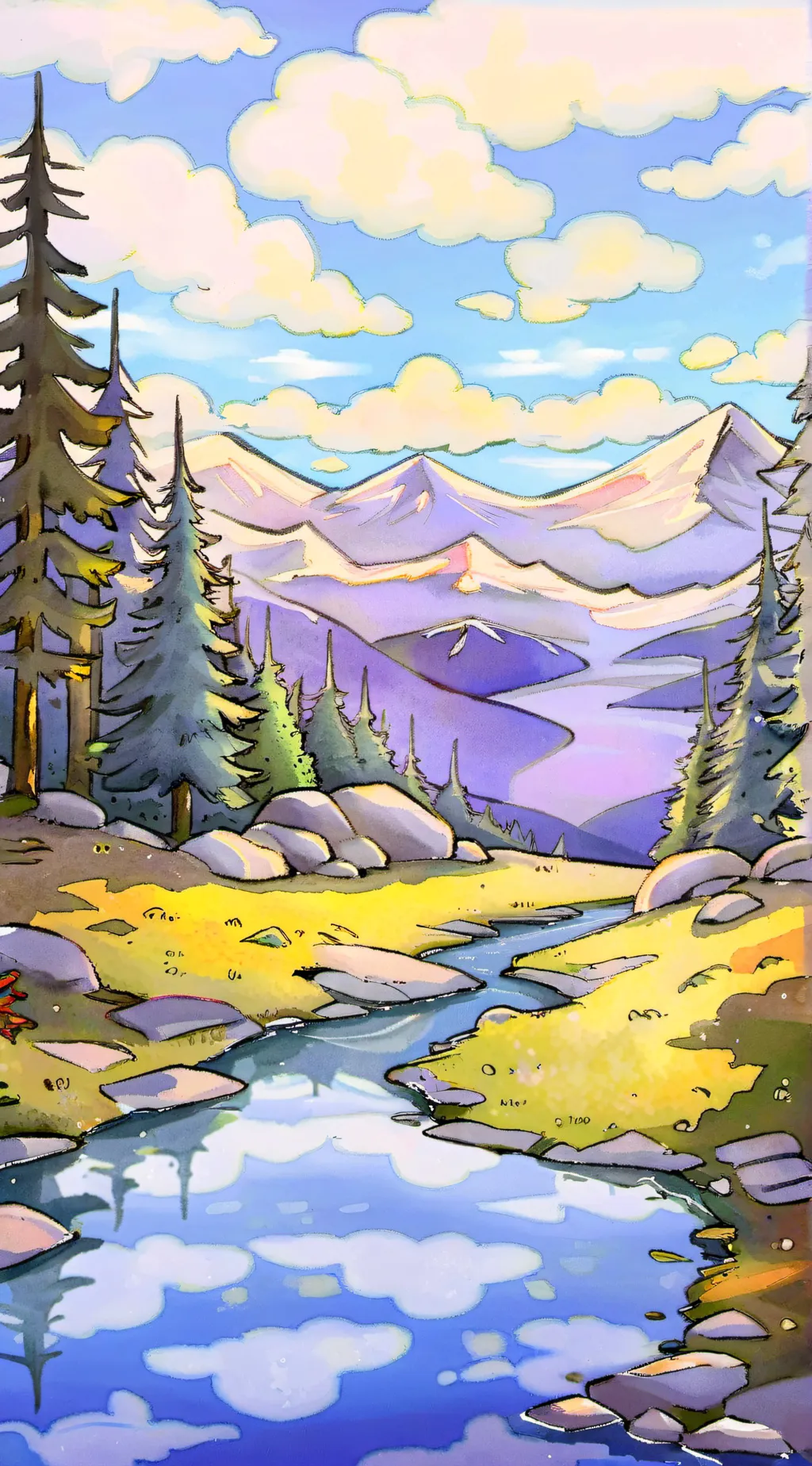 ai character: South Park 2 background
