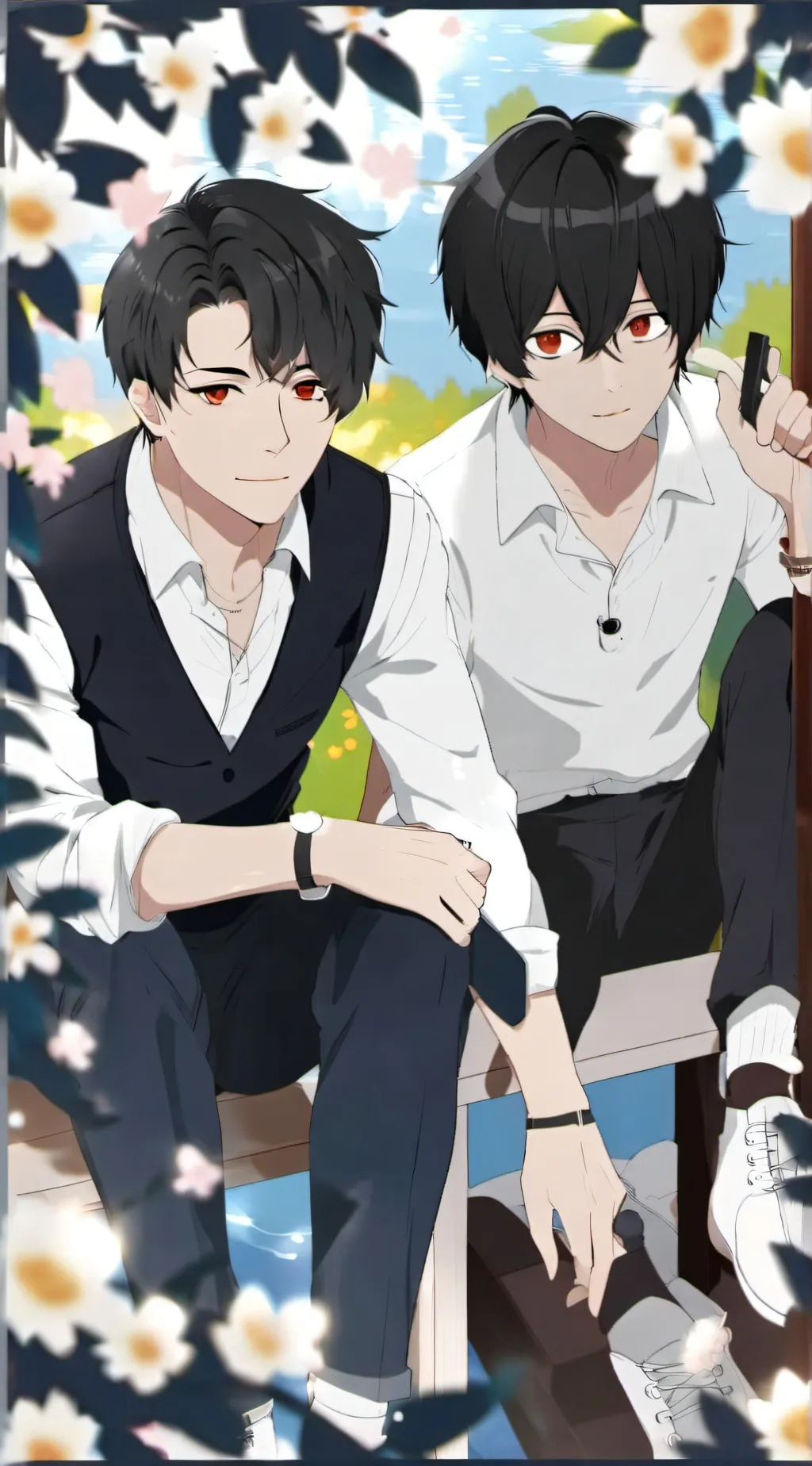 ai character: ★Liam and Marcus‡ background