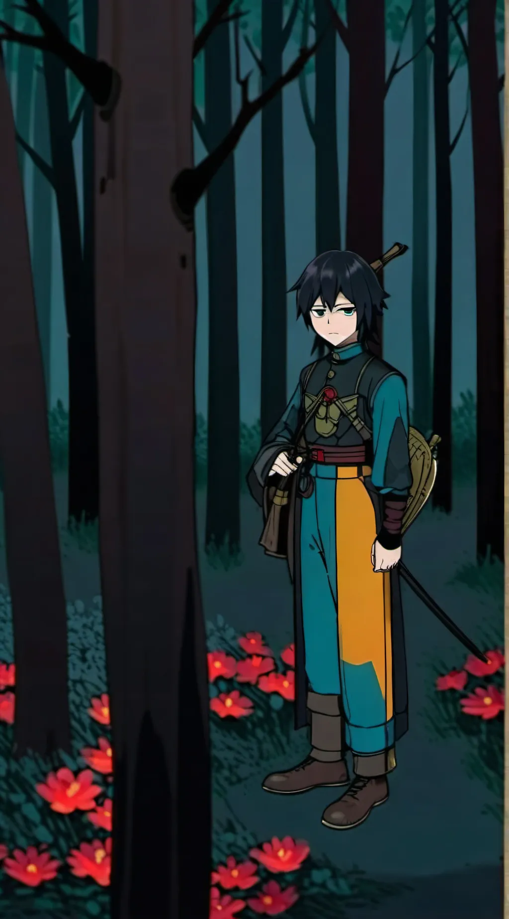 ai character: Giyushino  background