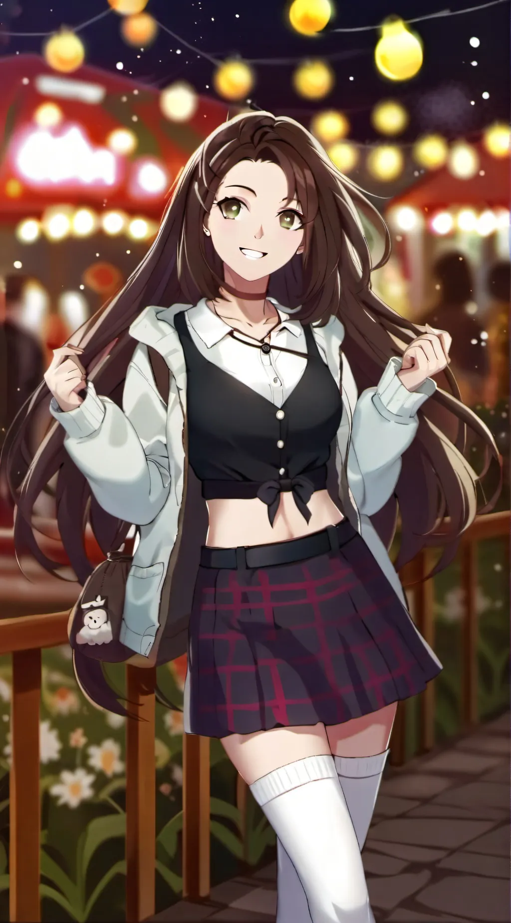 ai character: Cherry background