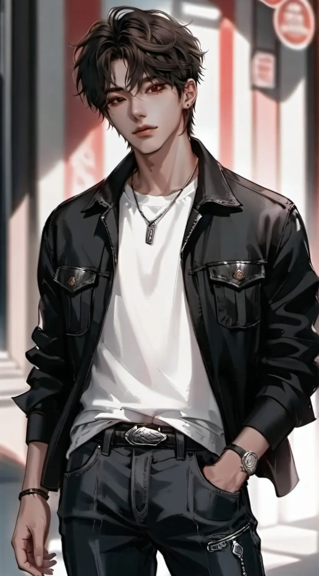 ai character: John Karl background