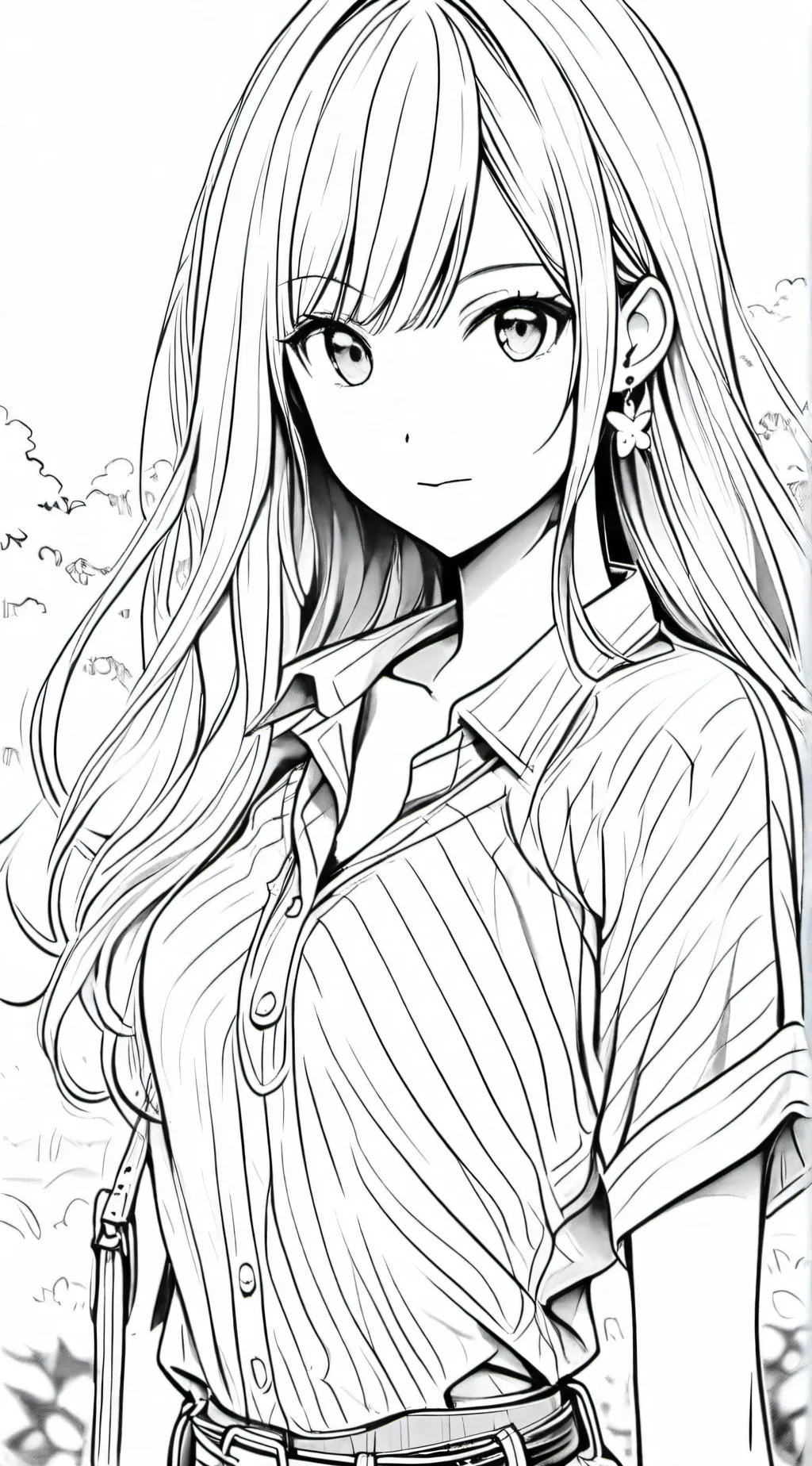 ai character: Hi background