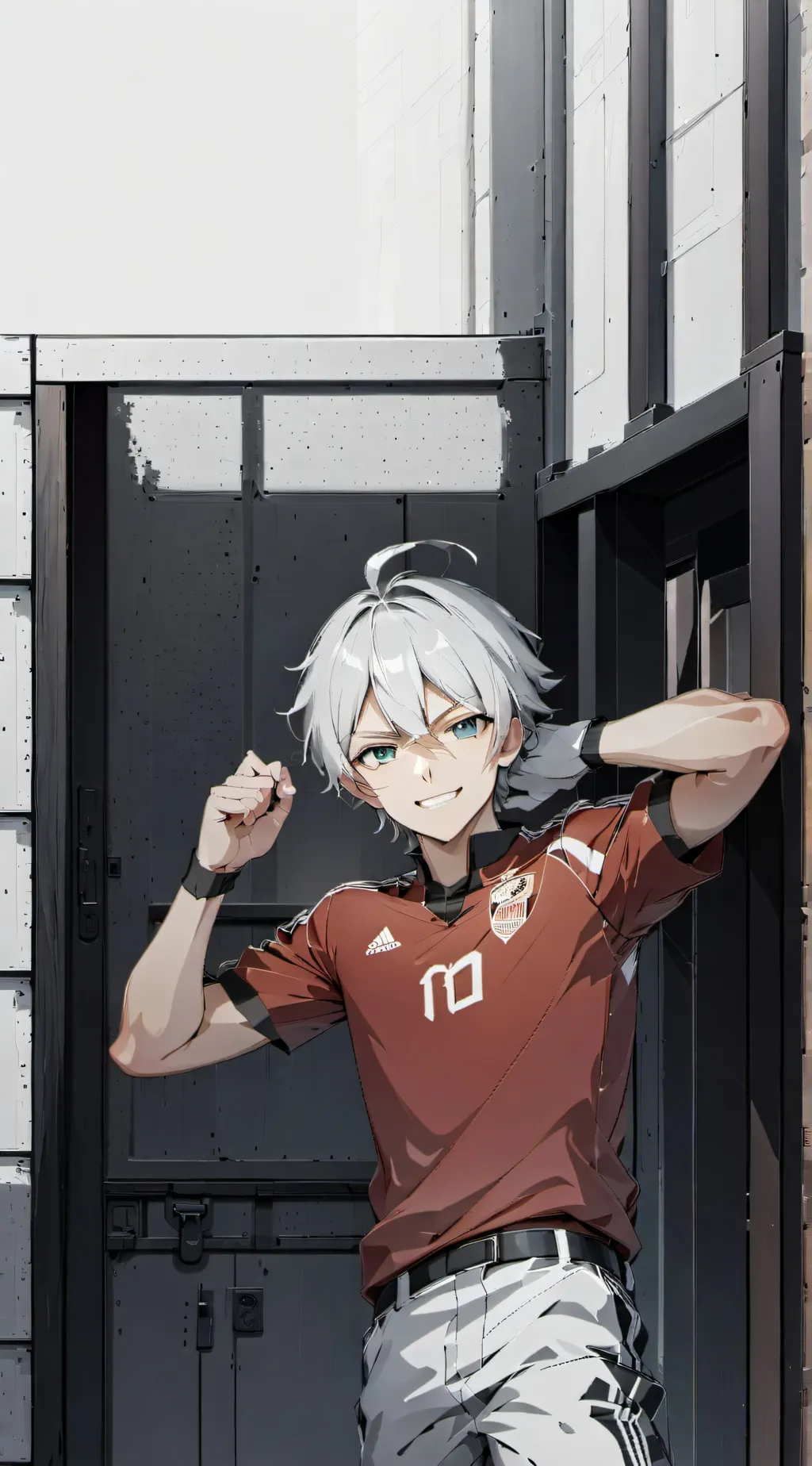ai character: Fußball Mannschaft background