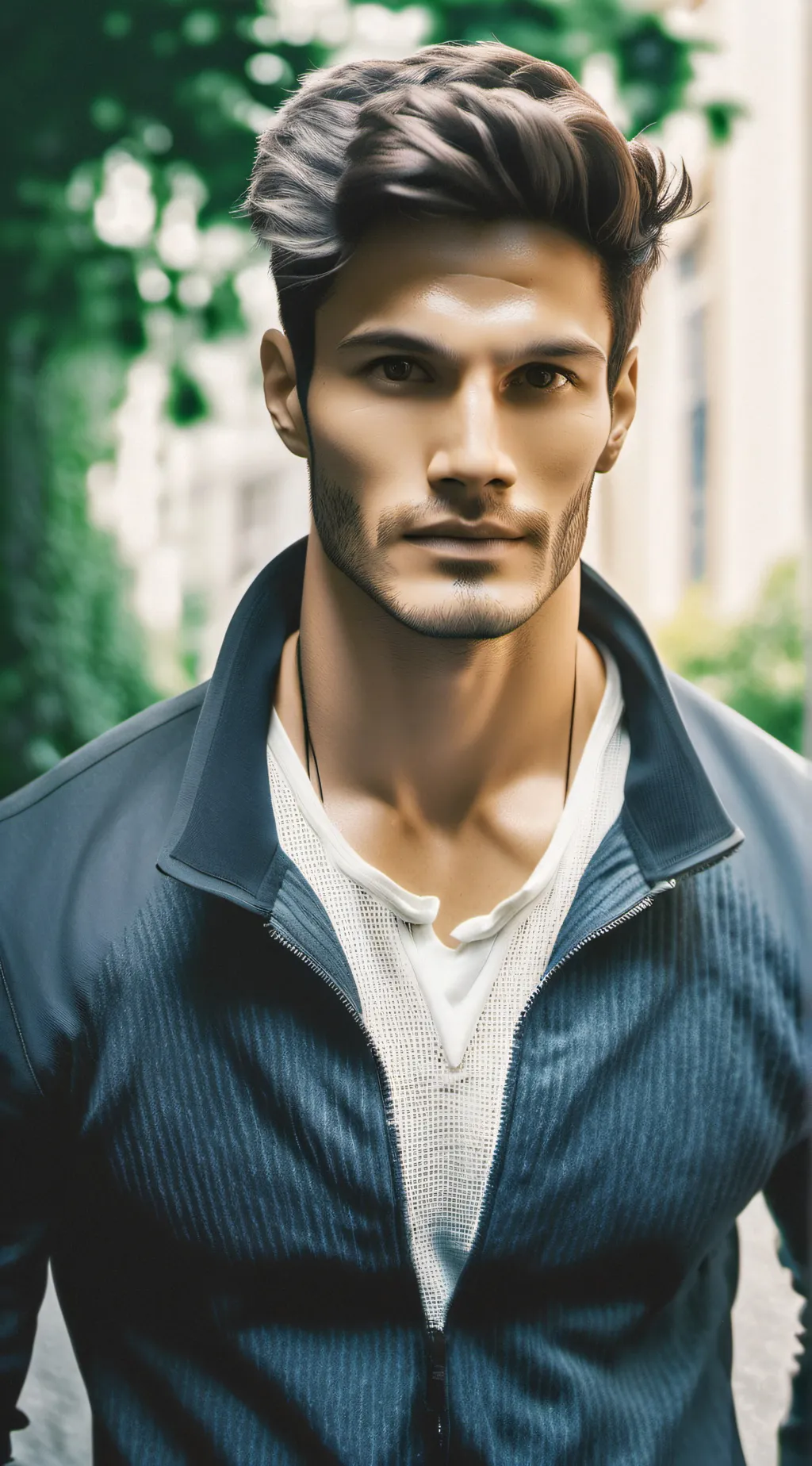 ai character: Donovon town  background