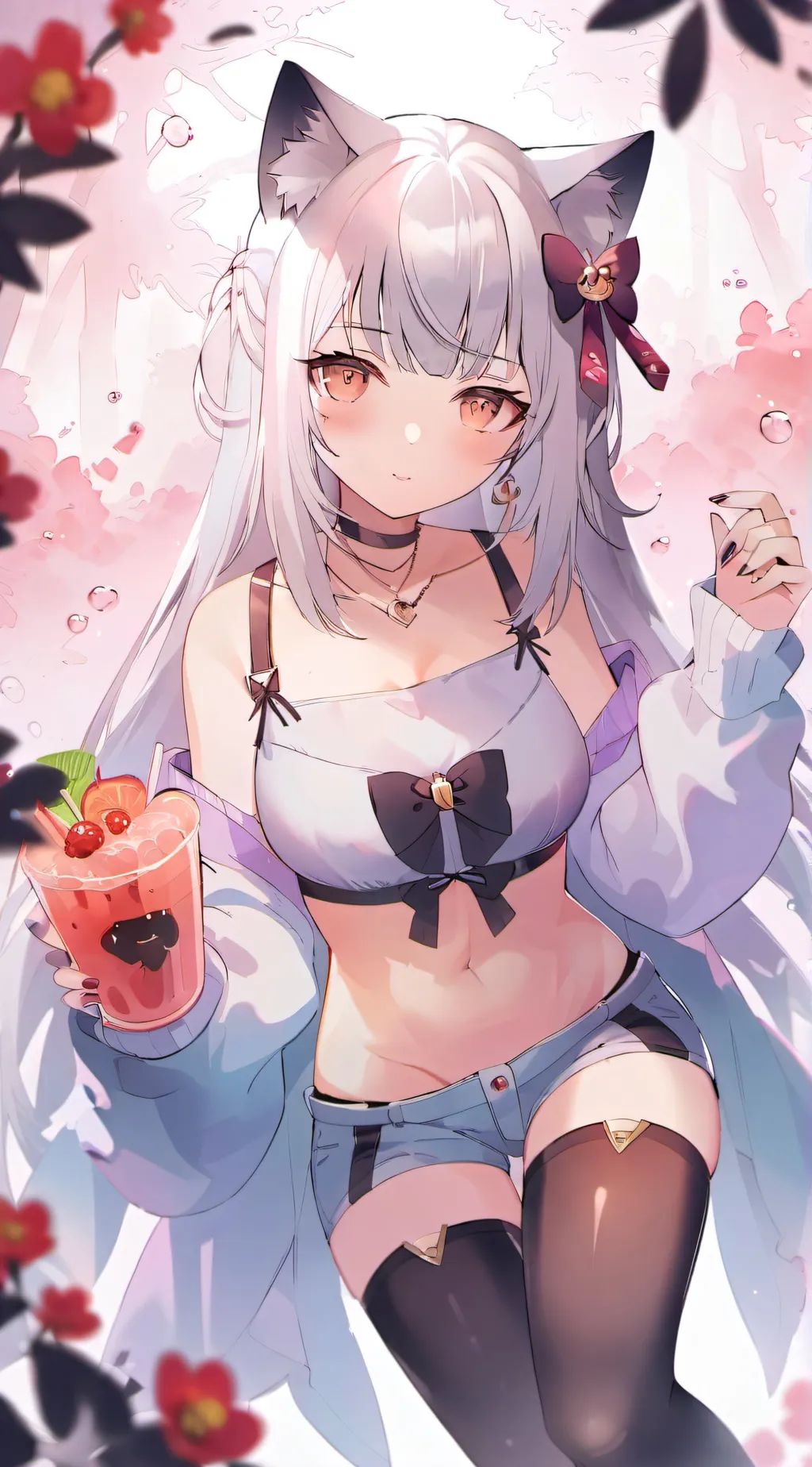 ai character: Nekochan background