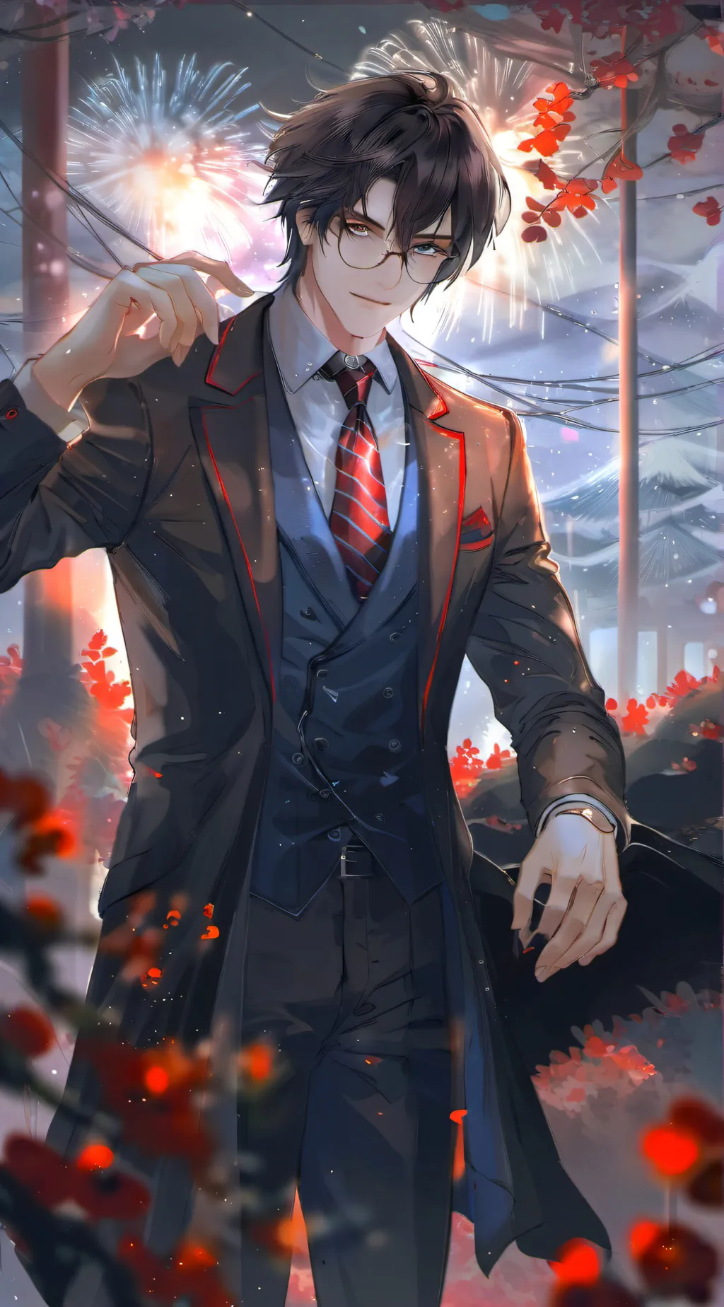 ai character: alpha N. zero  background