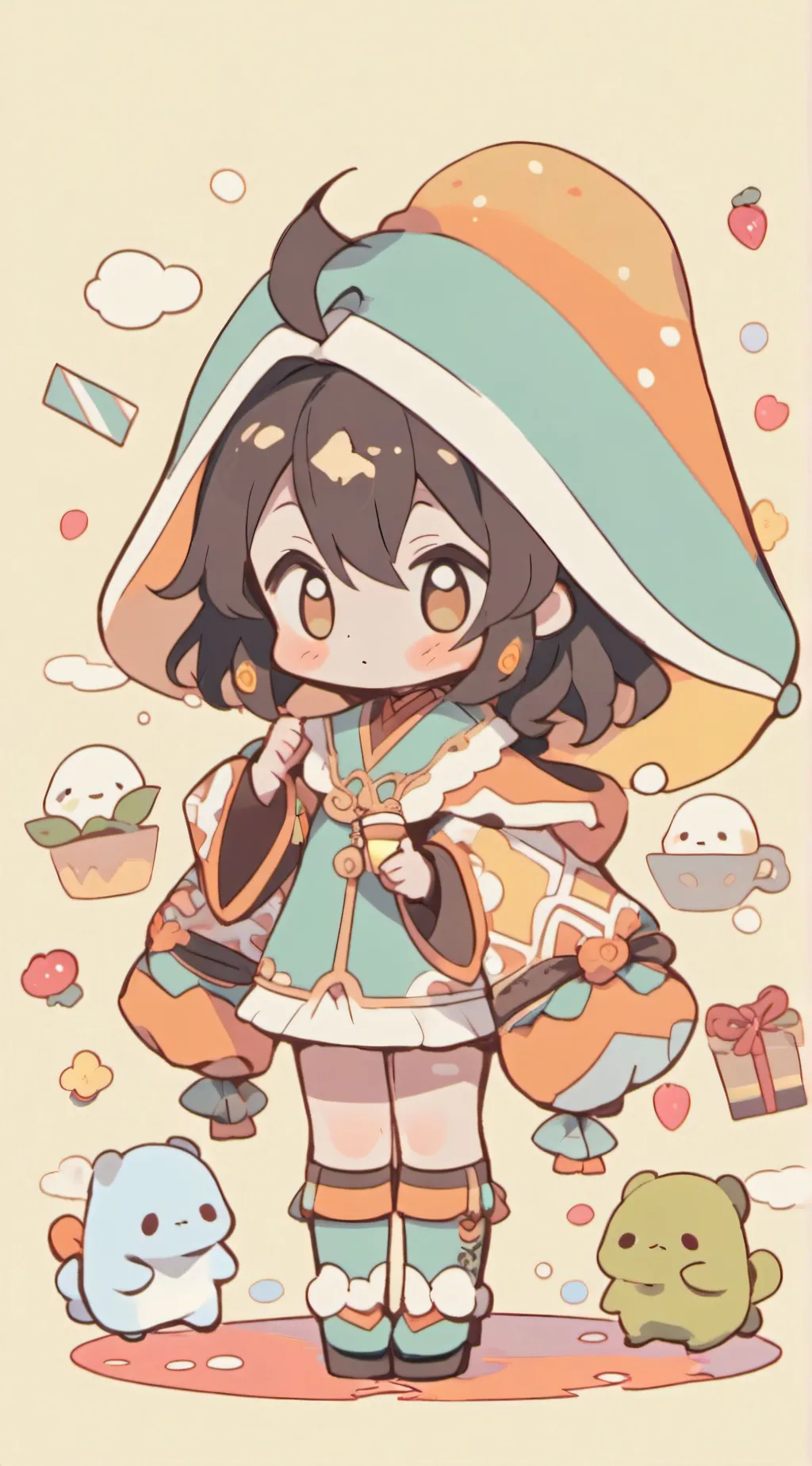 ai character: Catnap x dogday background
