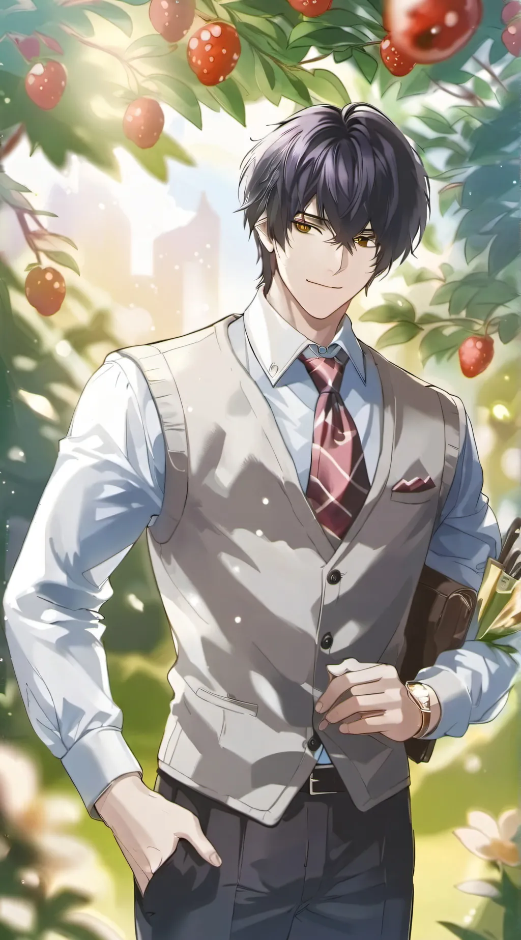 ai character: Cedrick background