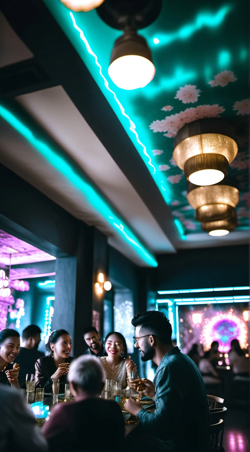 ai character: Nightclub story background