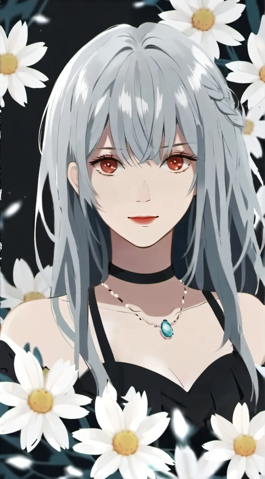 ai character: beautiful background