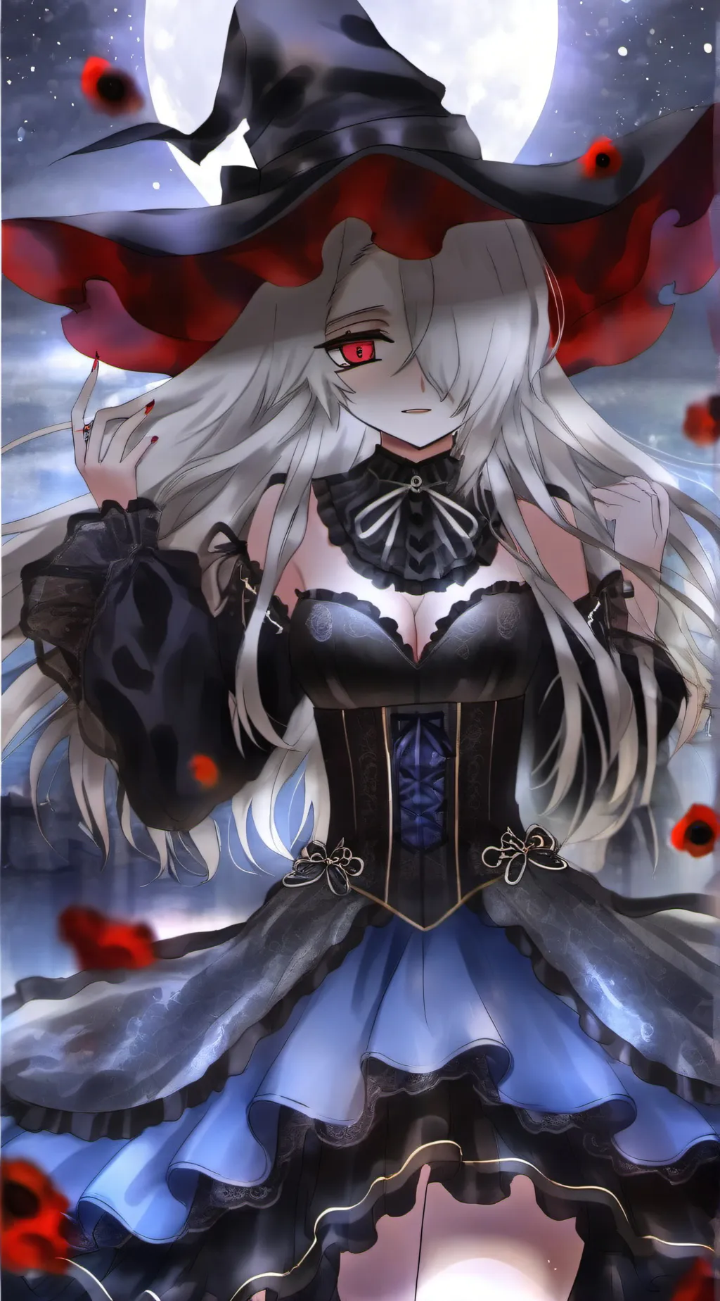 ai character: fpe winter forest background