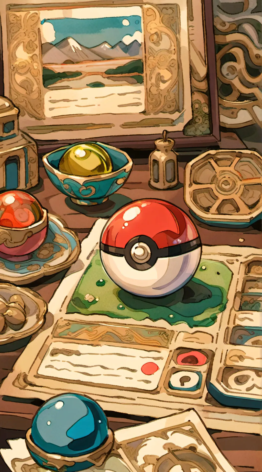 ai character: Pokémon  background