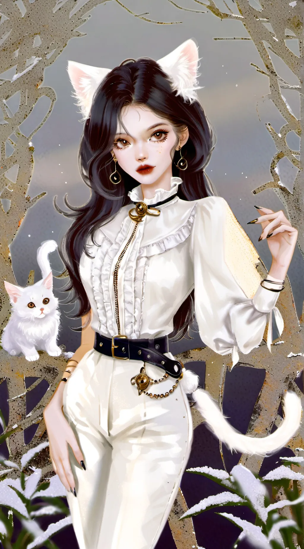 ai character: Catherine  background