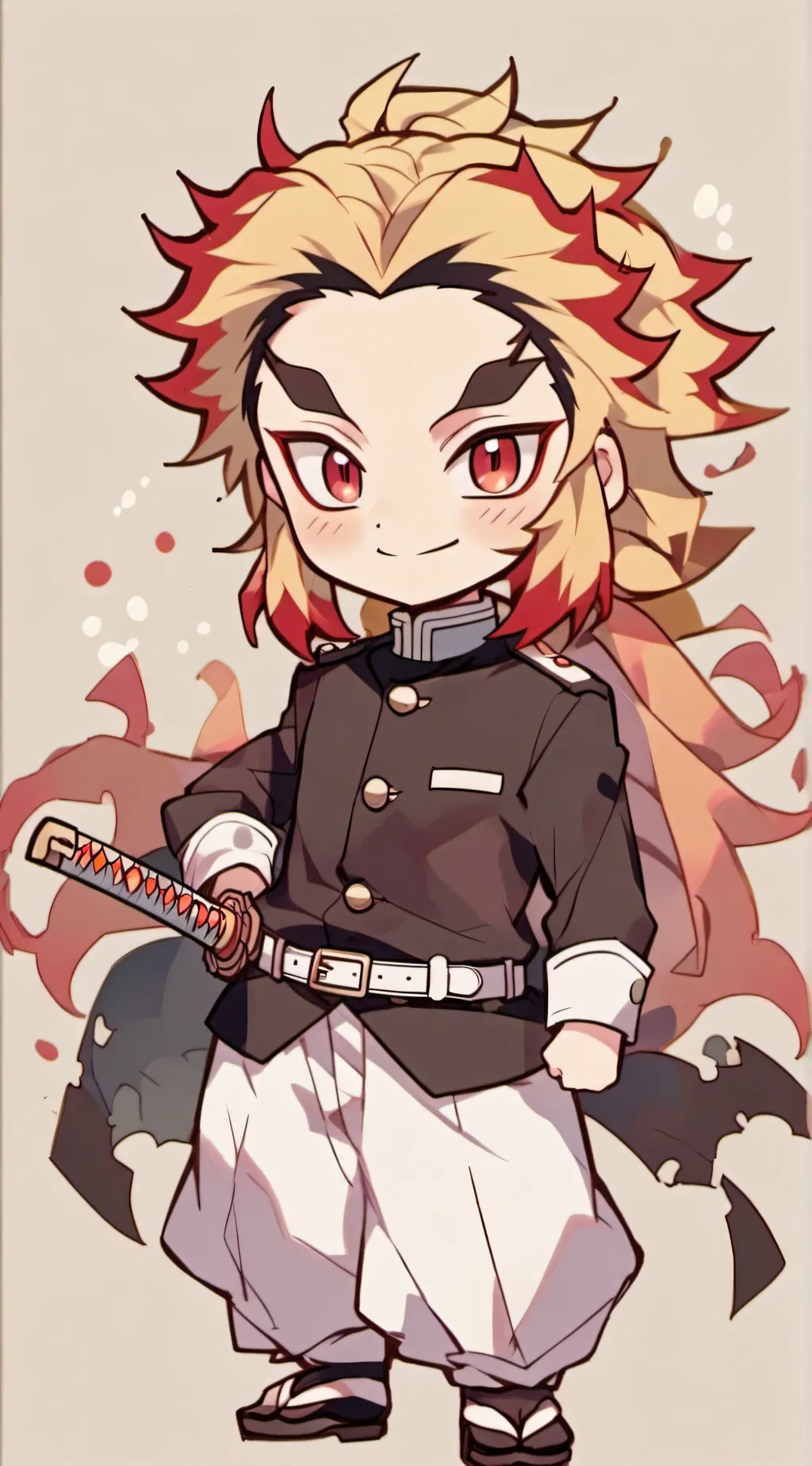ai character: Rengoku (Train) background