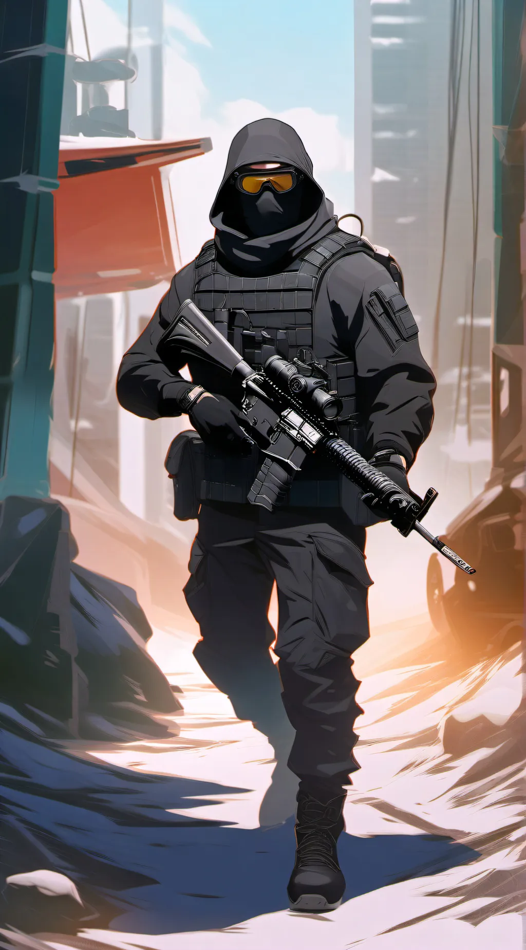 ai character: Mekayli “Delta”  background
