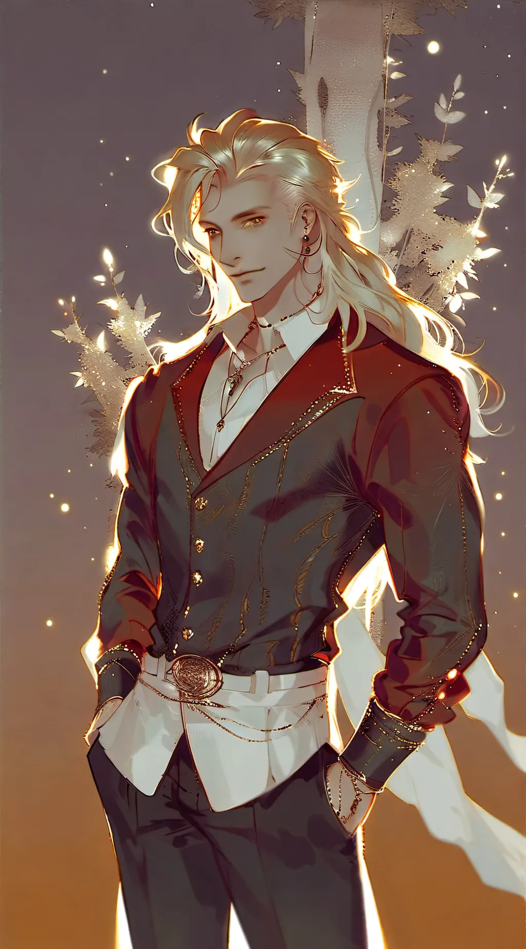 ai character: Leo background