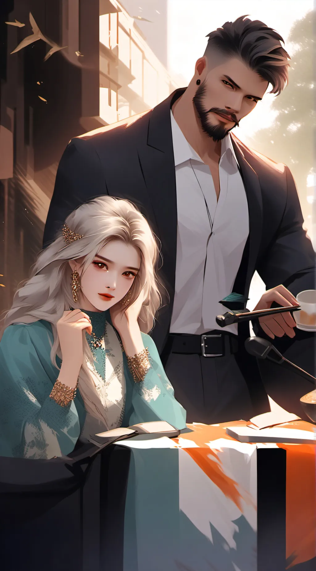 ai character: Jamie and Alex background