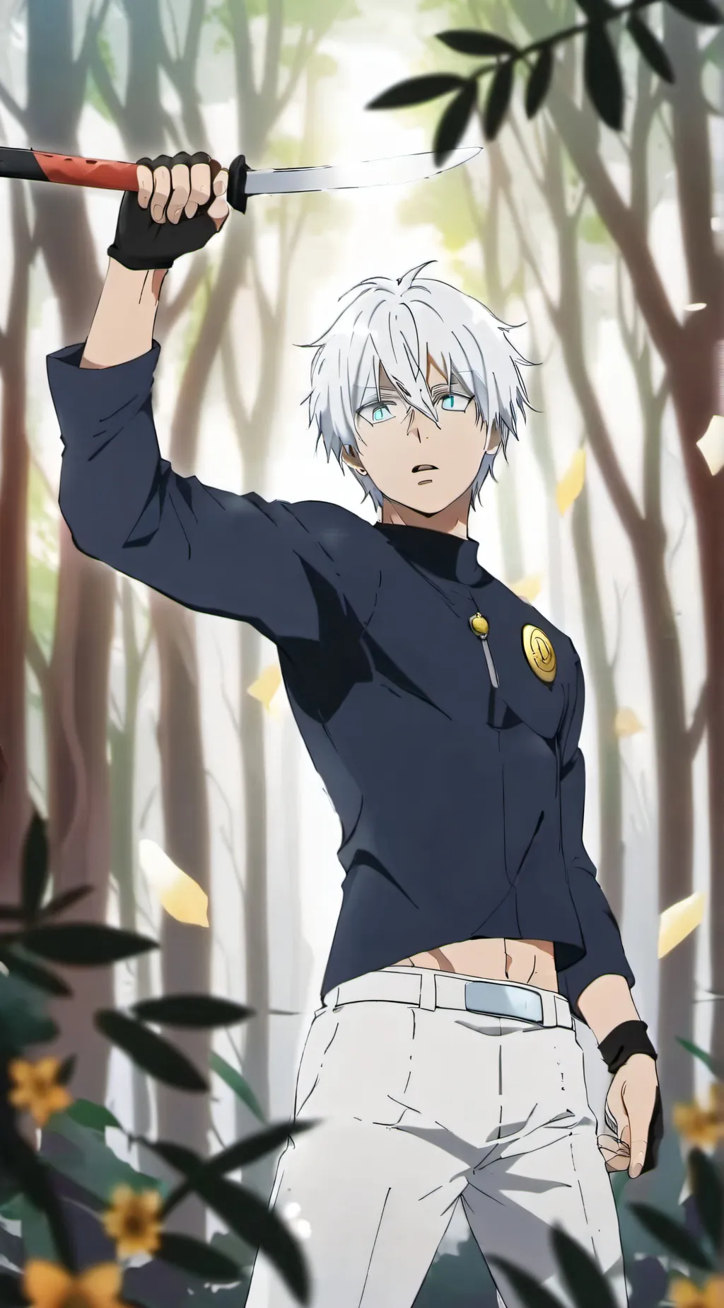 ai character: gojo background