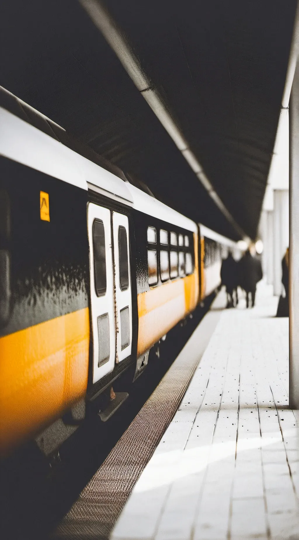 ai character: train station background