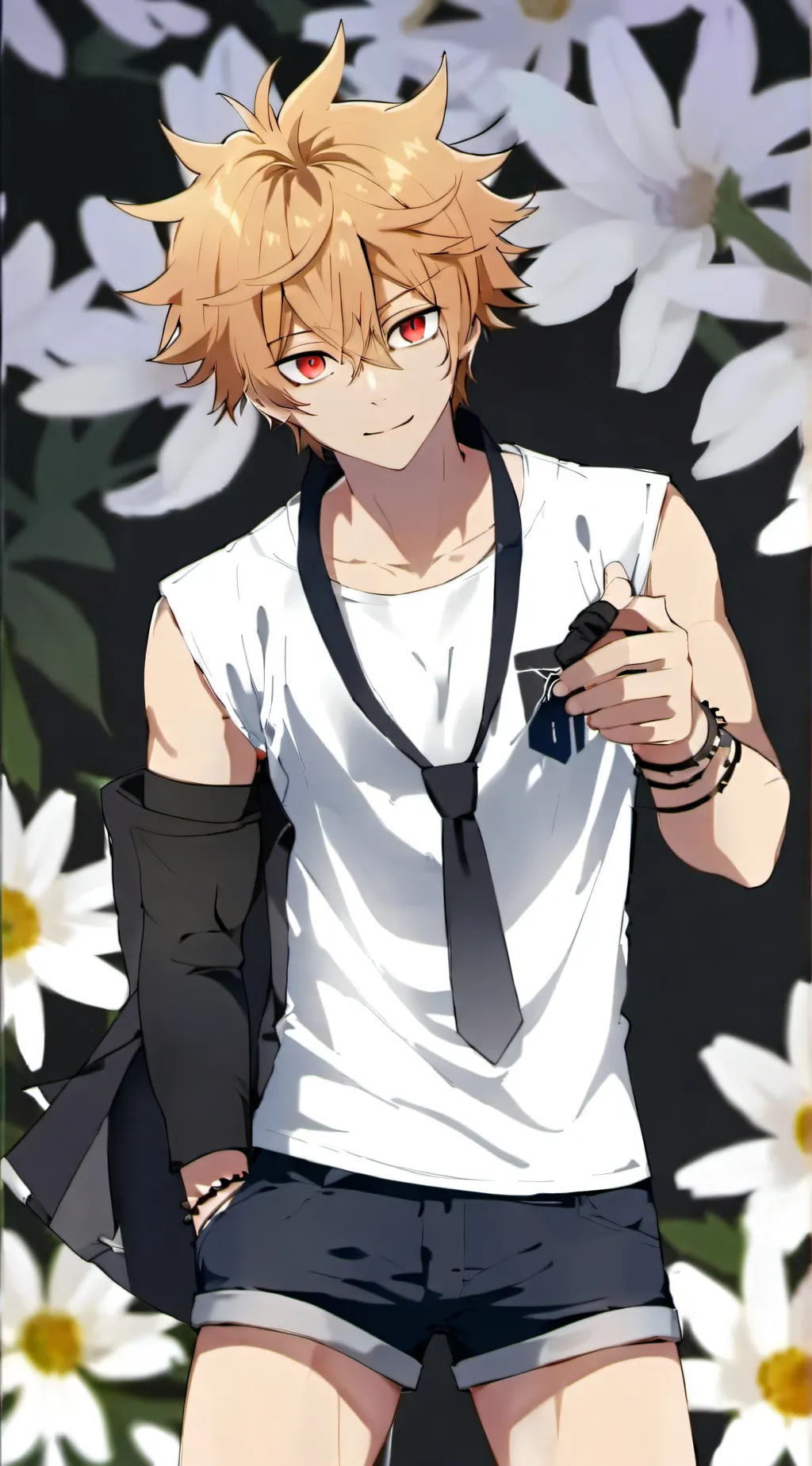 ai character: katsuki bakugo background