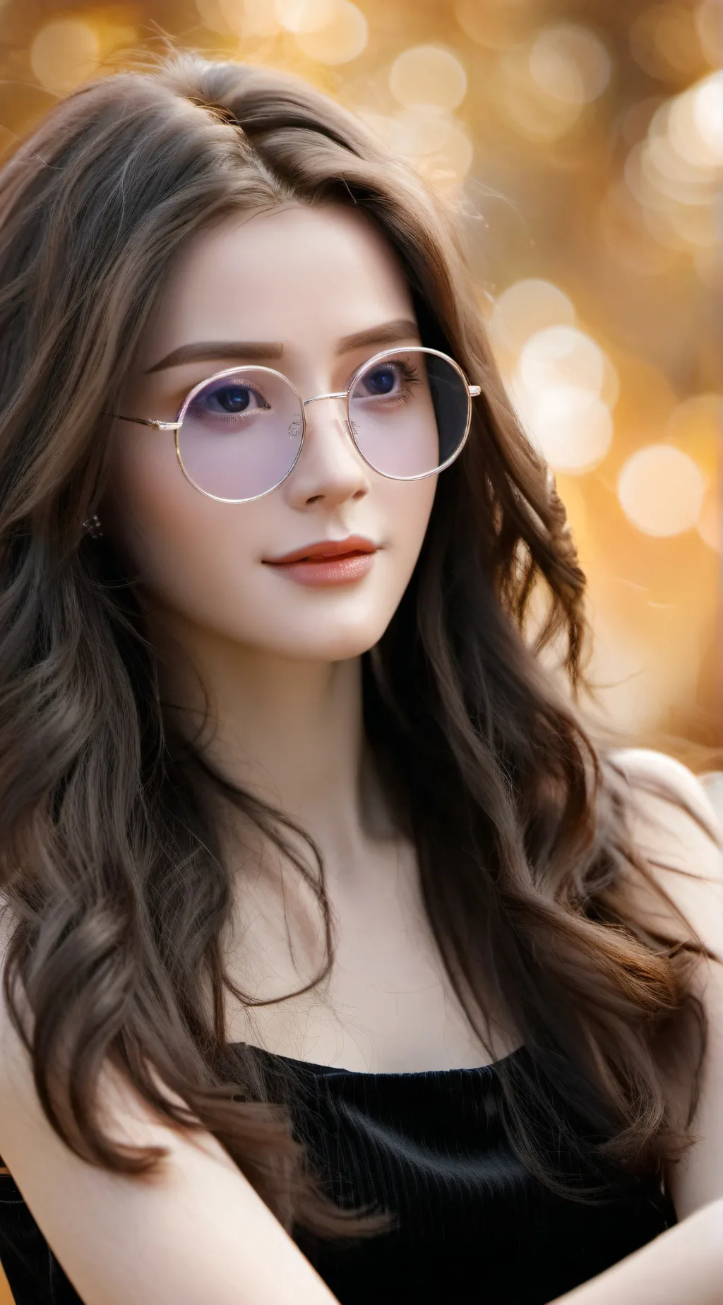ai character: Amber  background
