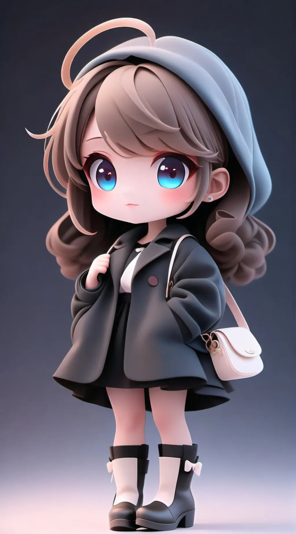 ai character: take a slice background