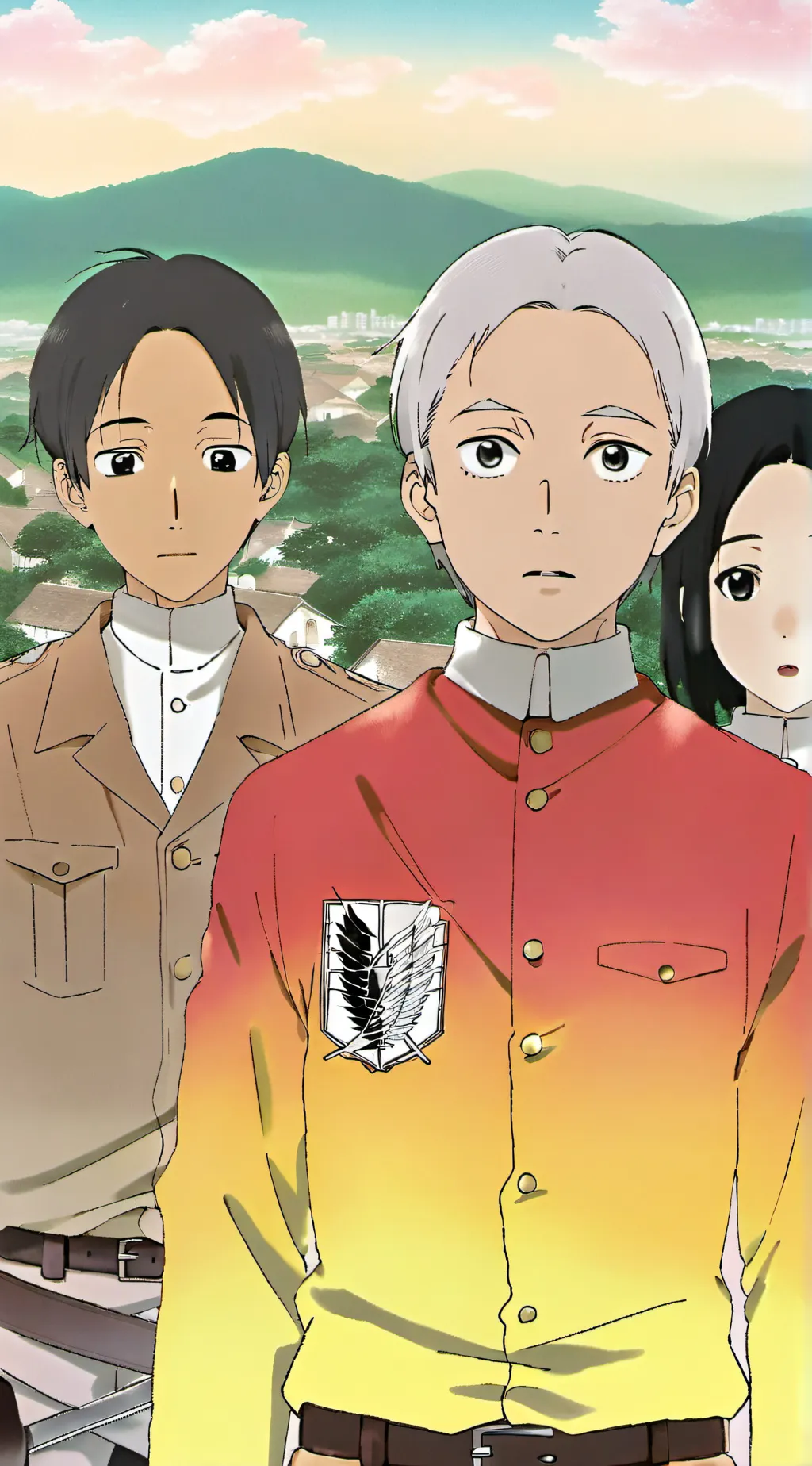 ai character: attack on Titan background