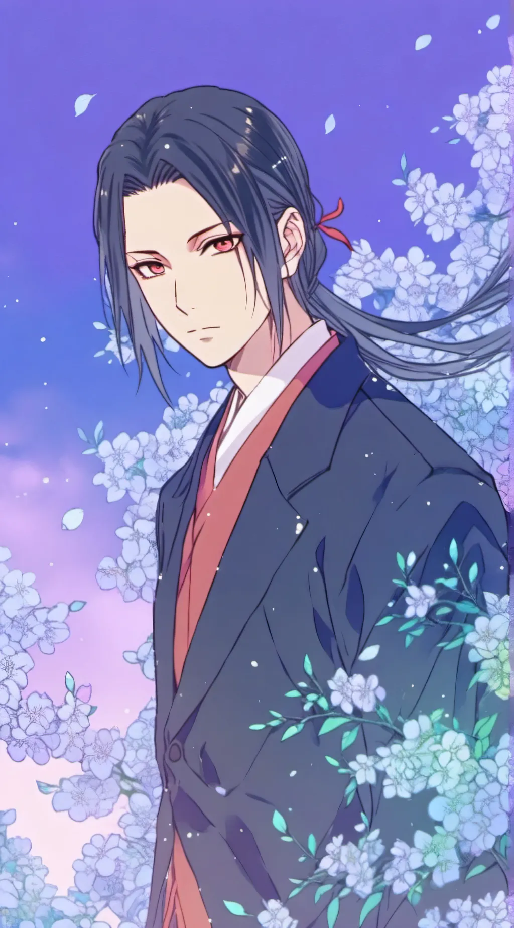 ai character: Itachi Uchiha background