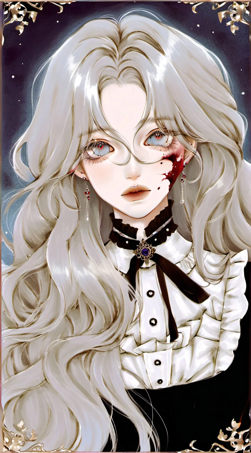 ai character: Aurora background
