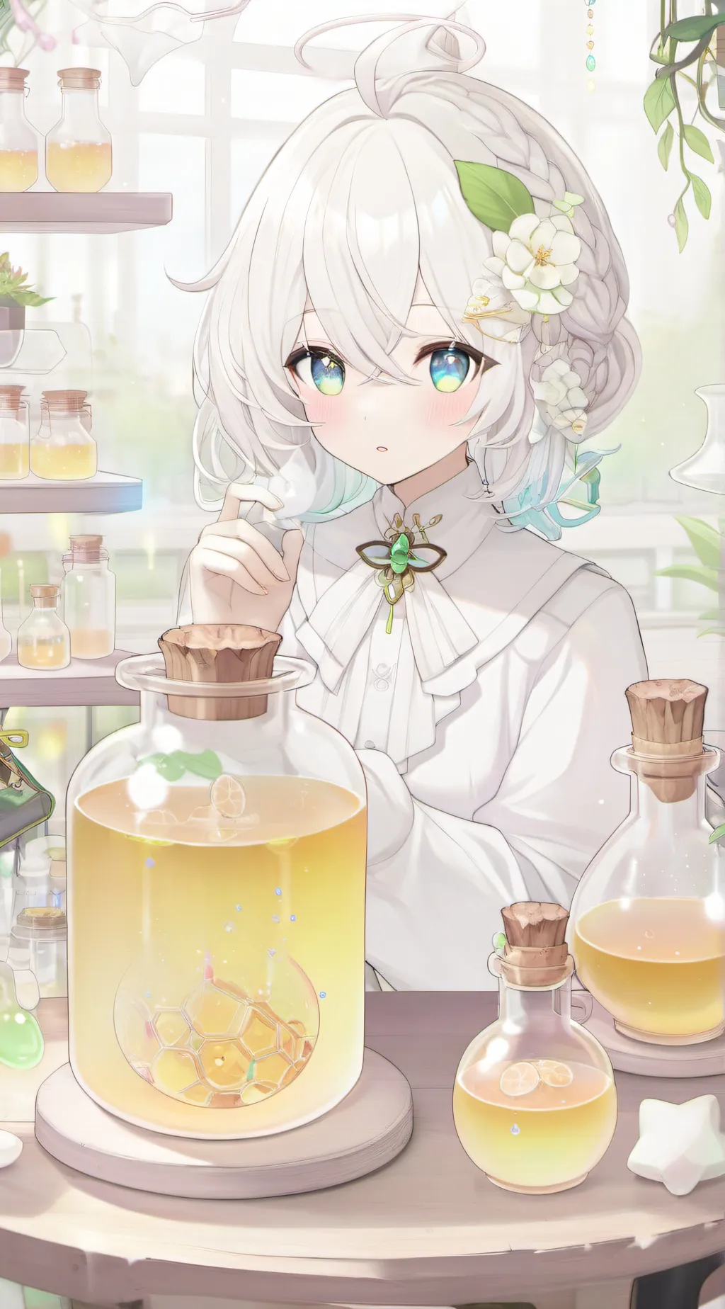 ai character: Lily background
