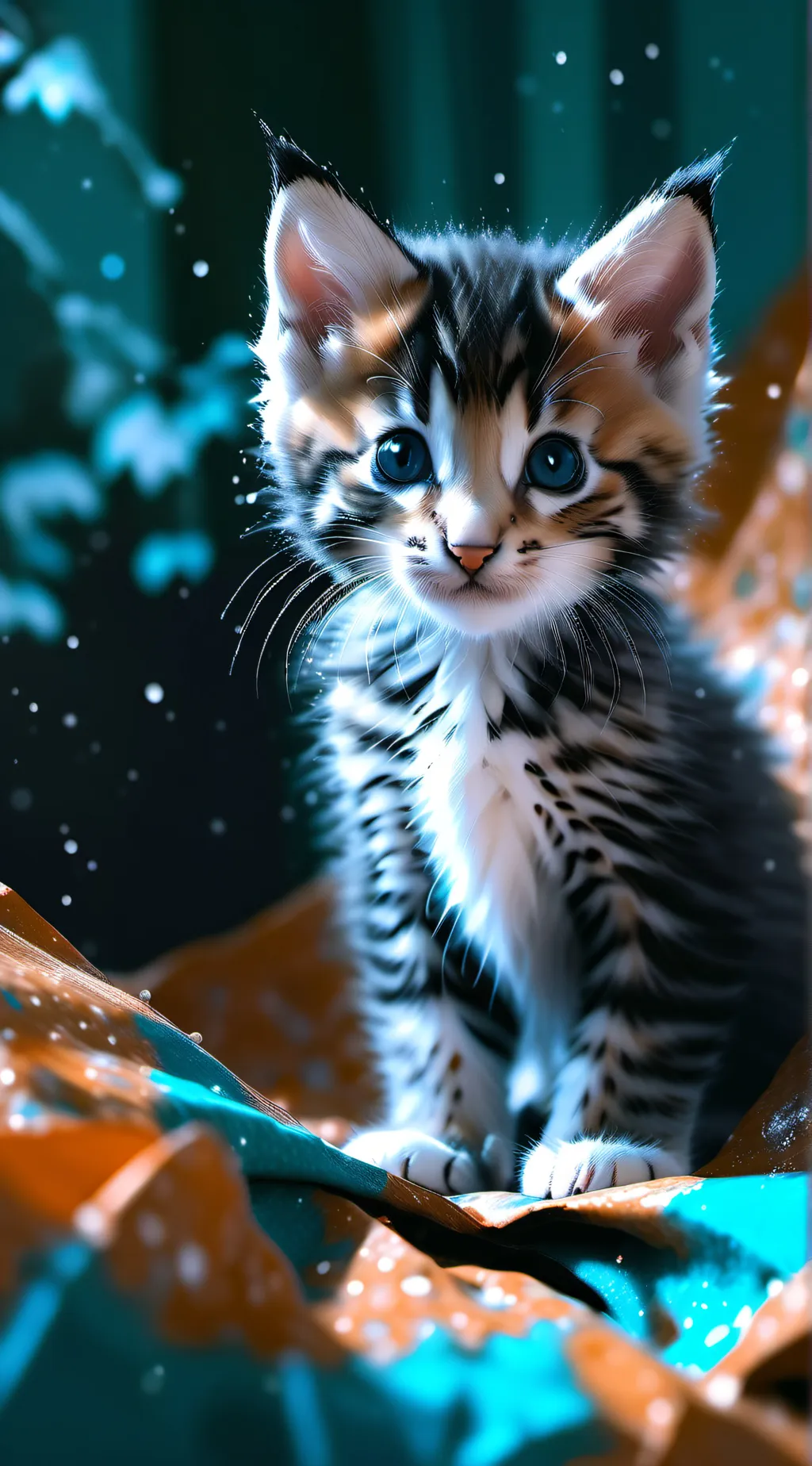 ai character: kitten background