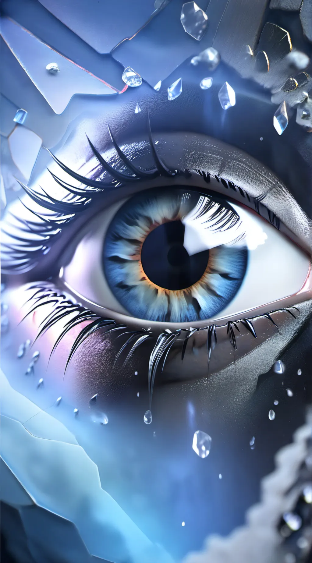 ai character: Eye colour  background