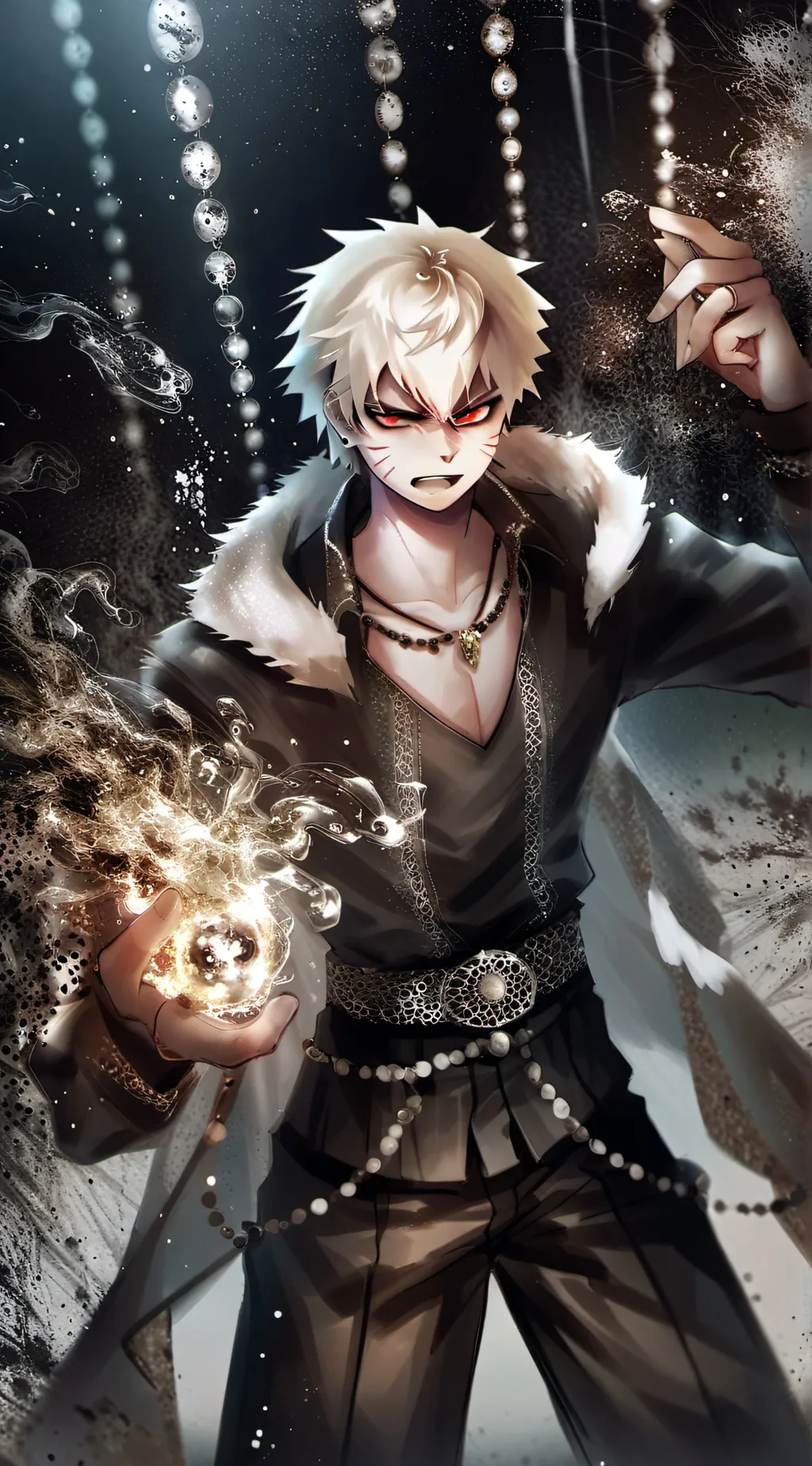 ai character: BAKUGOU (bakudeku) background