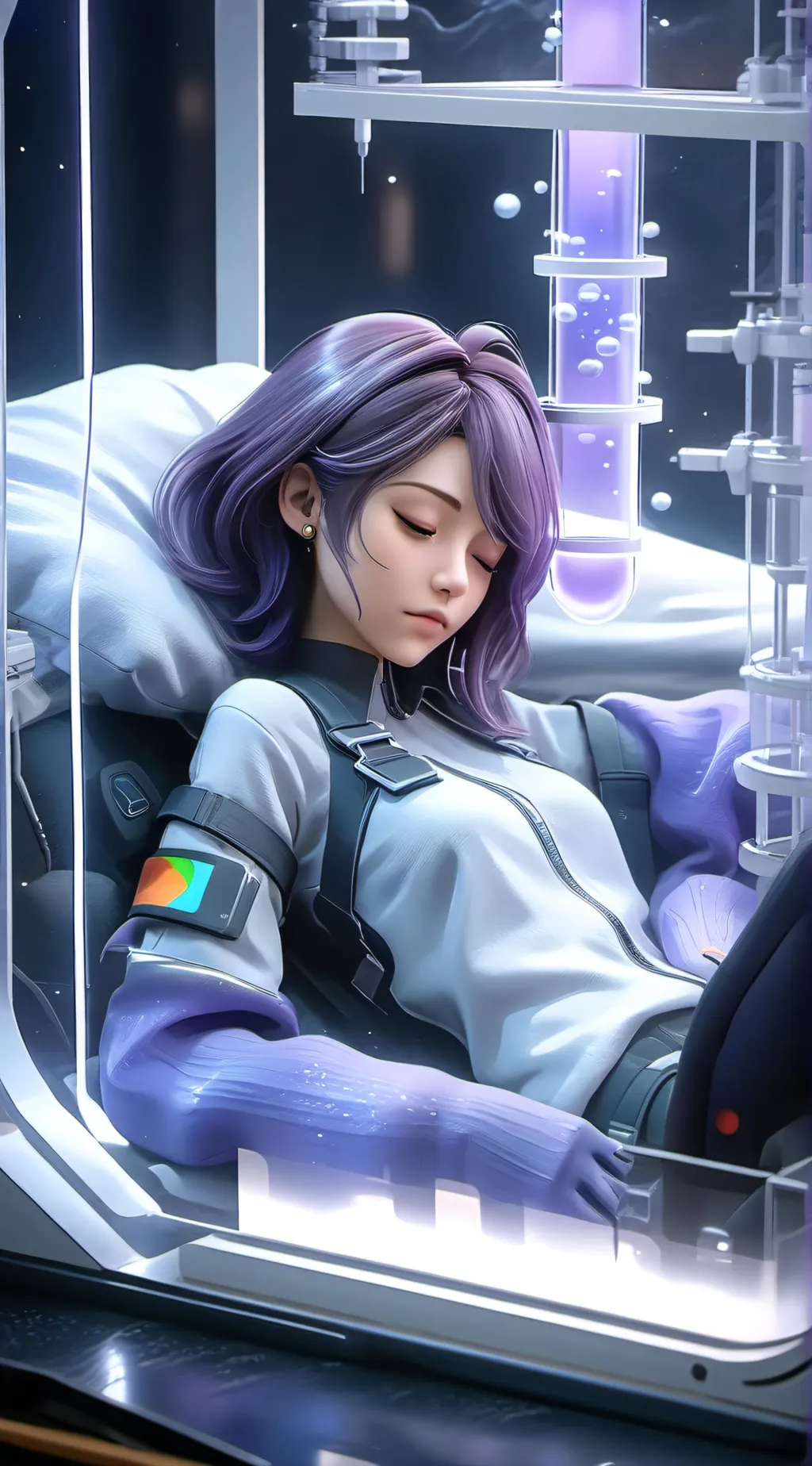 ai character: Experiment 2,000 background
