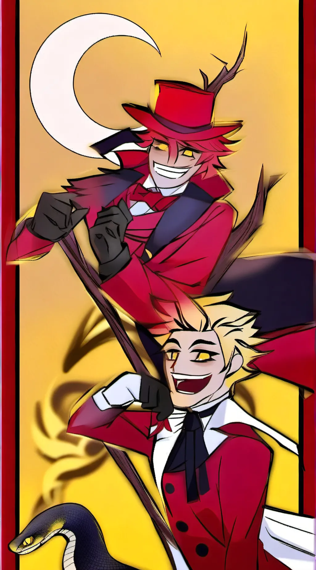 ai character: Radioapple x you  background