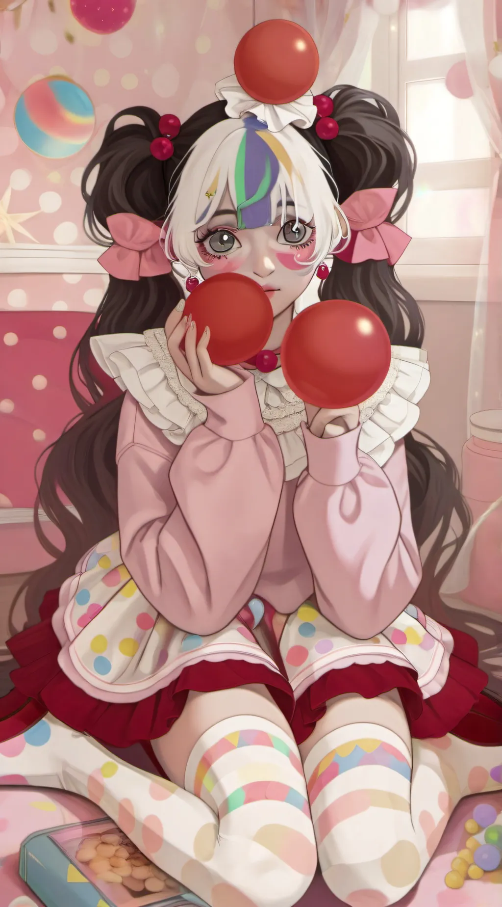 ai character: honey background