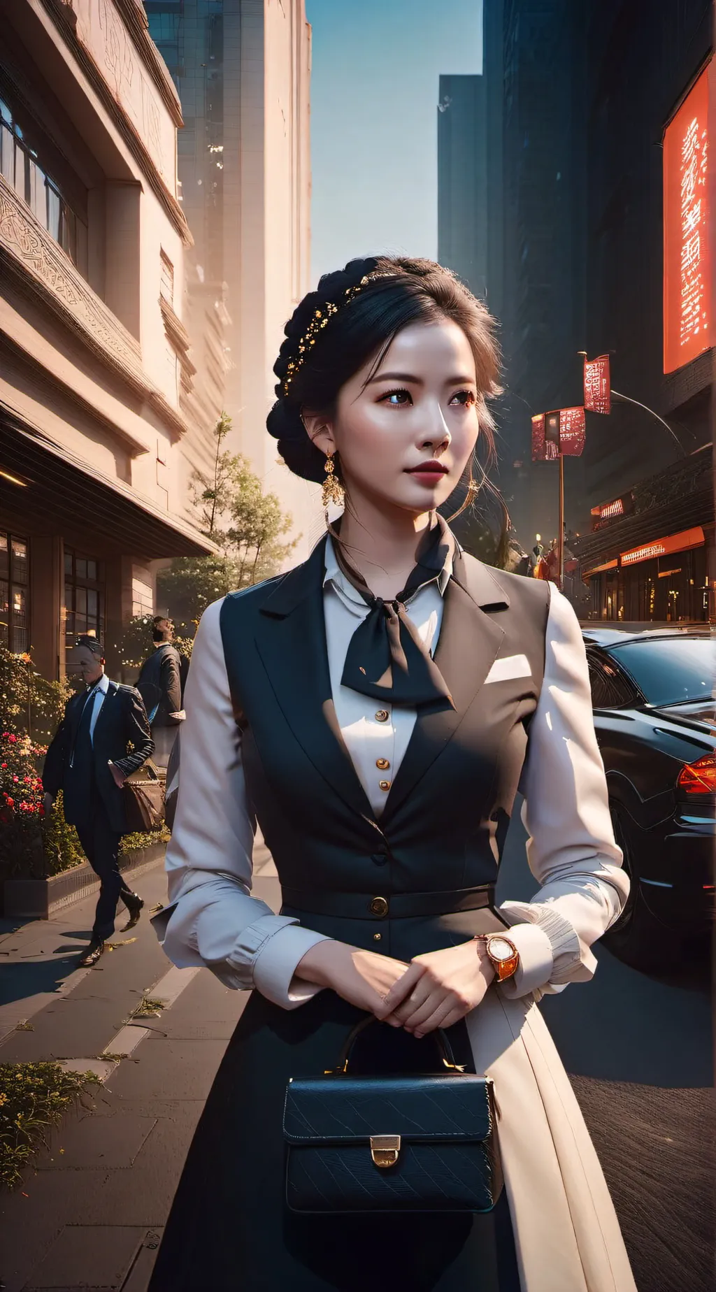 ai character: Kanao  background