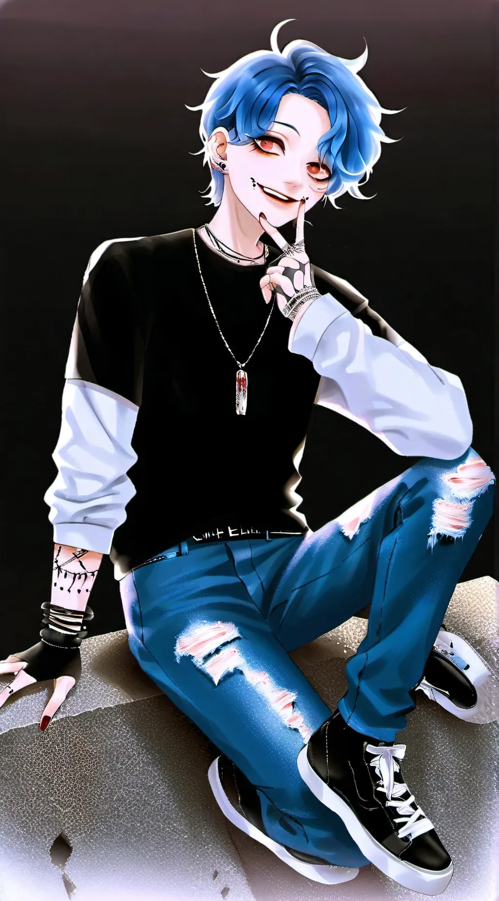 ai character: 🎸𝐒𝐚𝐥 𝐅𝐢𝐬𝐡𝐞𝐫 🎸 background