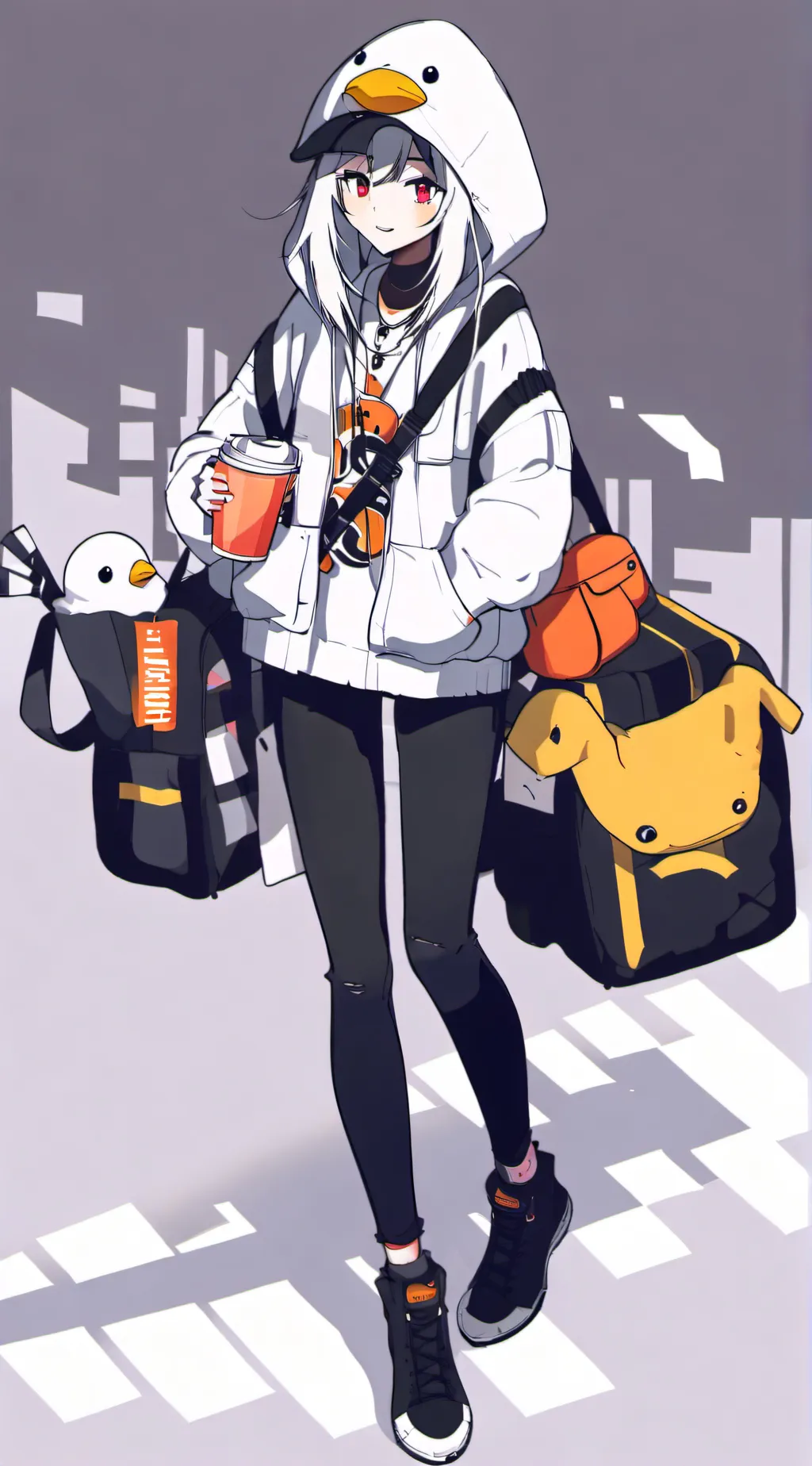 ai character: melony background