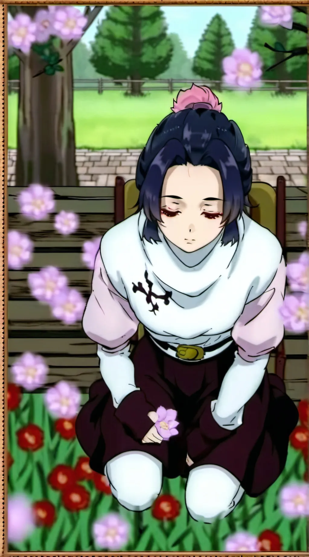 ai character: demon slayer background