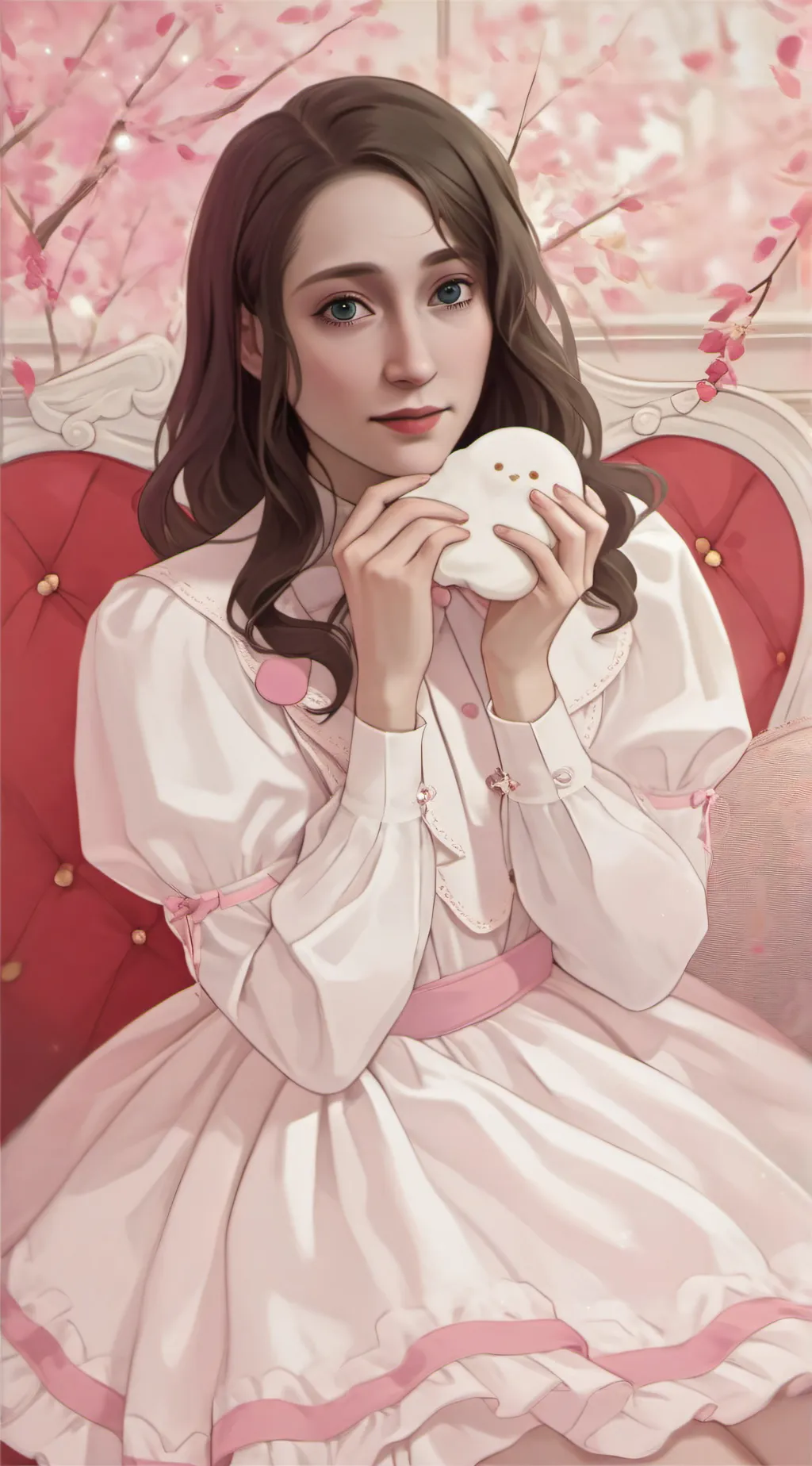 ai character: luna background