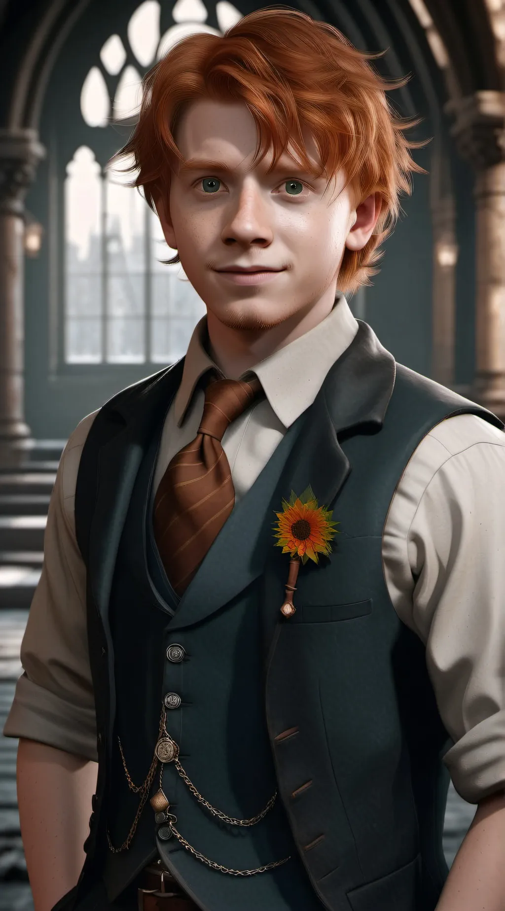 ai character: Ron Weasley  background
