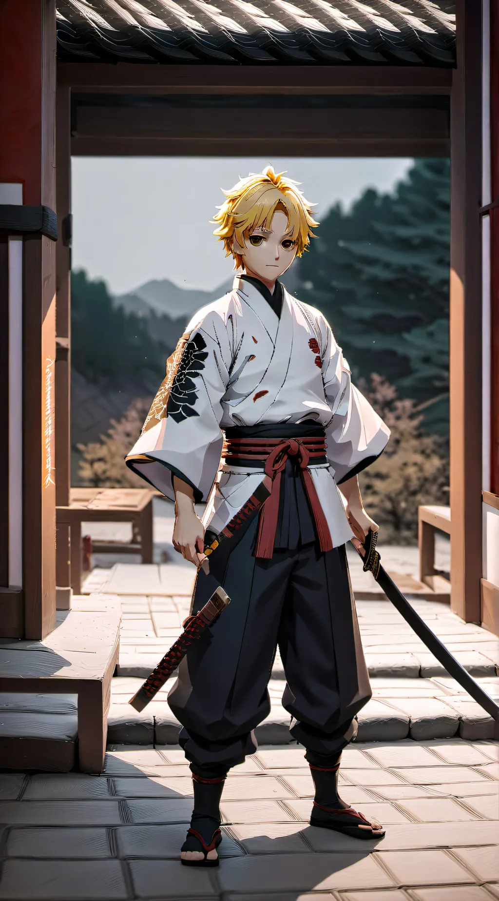 ai character: Zenitsu background