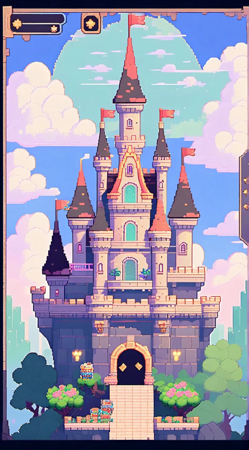 ai character: Cookie run world background