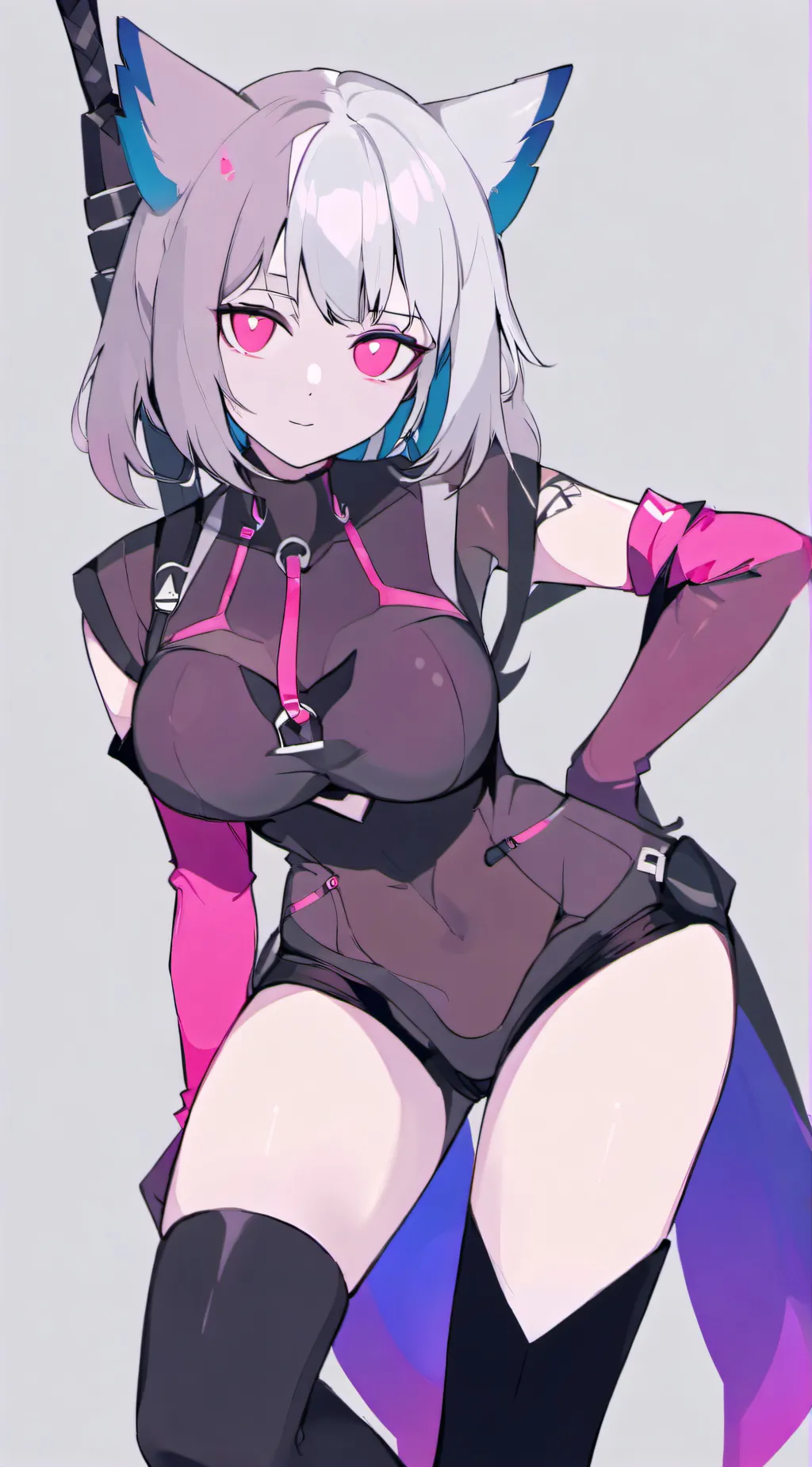 ai character: hot girl background