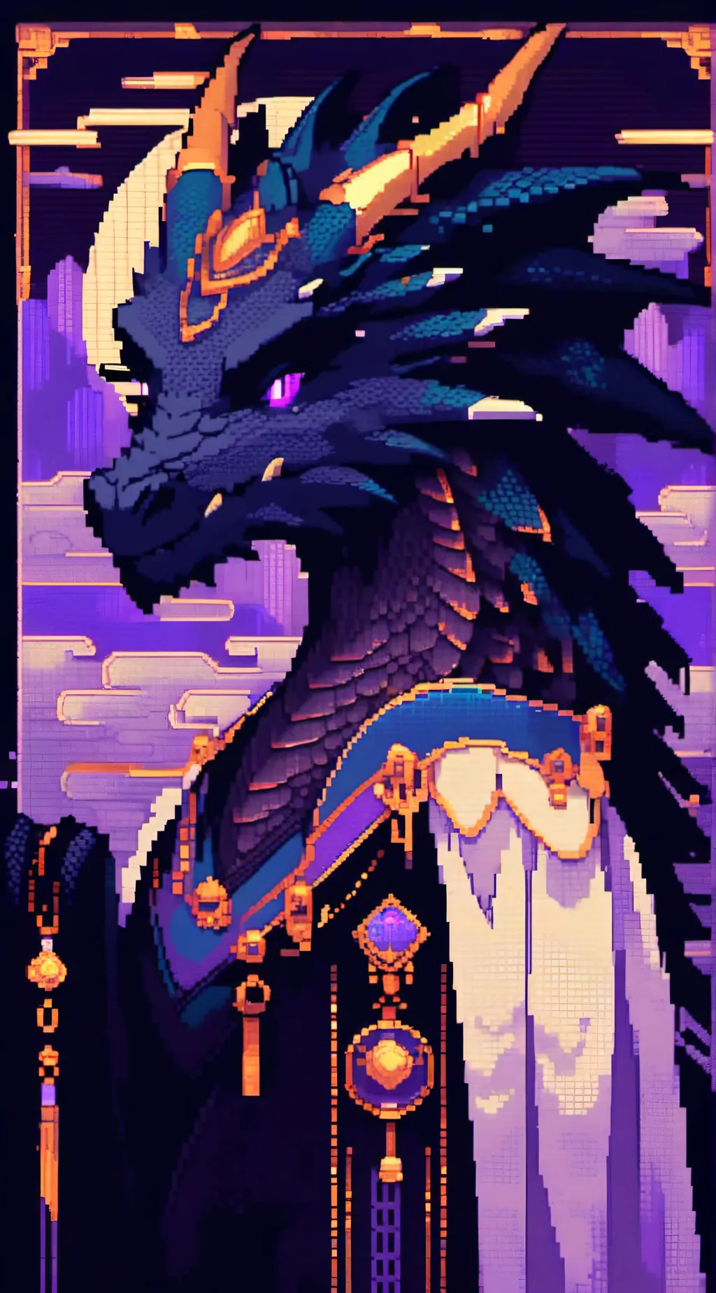 ai character: jade mountain background