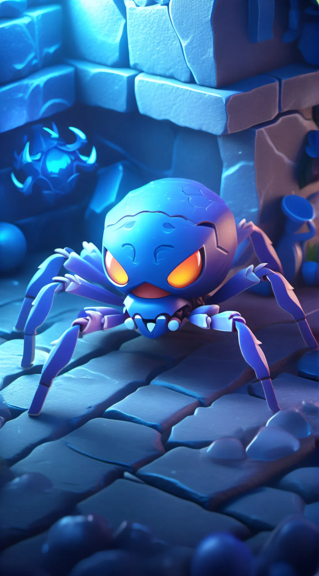 ai character: spider background