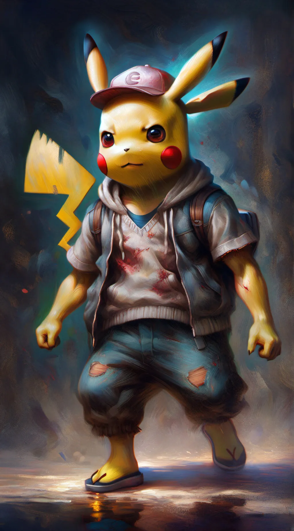 ai character: pokemon virus  background