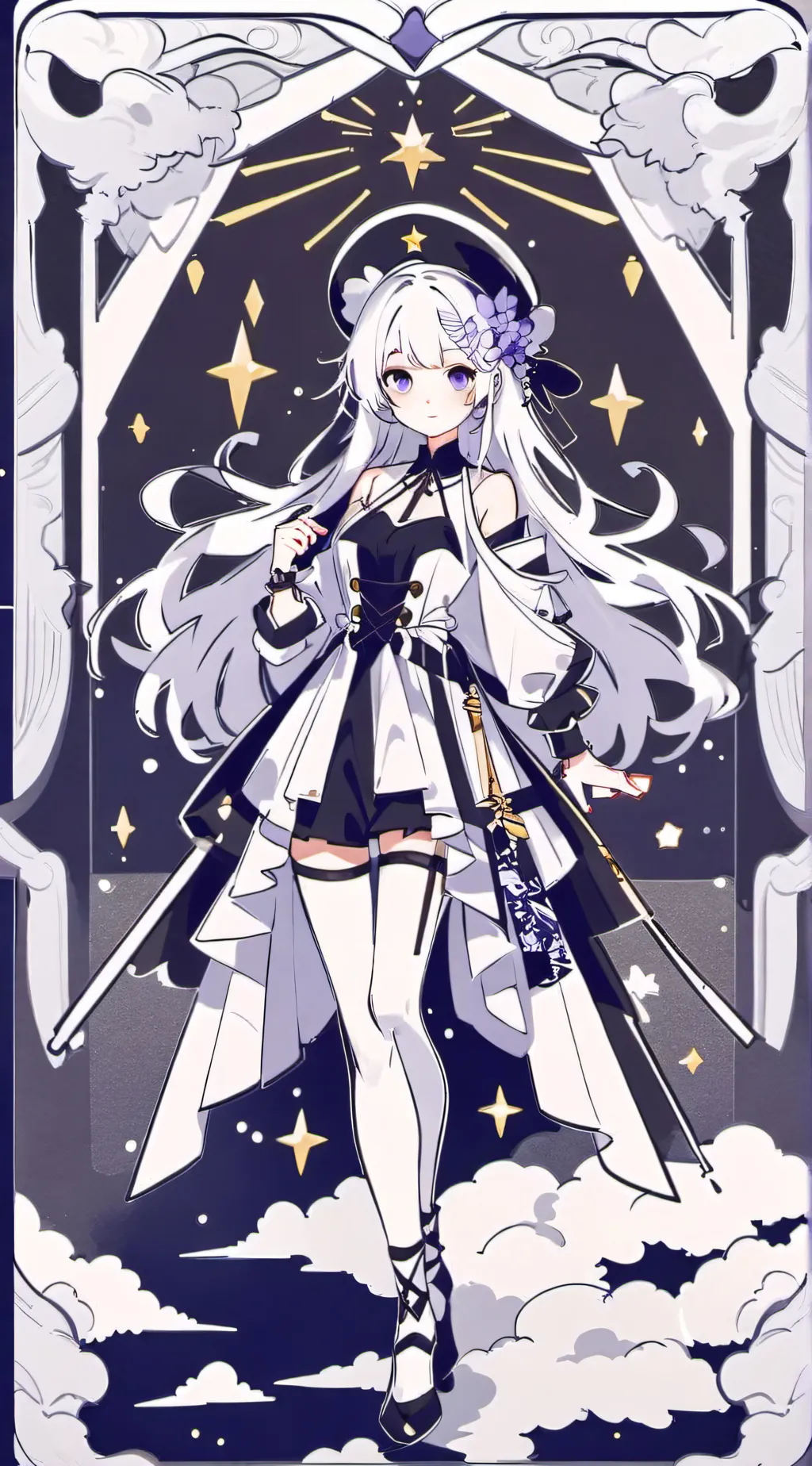 ai character: Singing  background